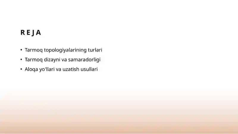 Tarmoq topologiyalari 2