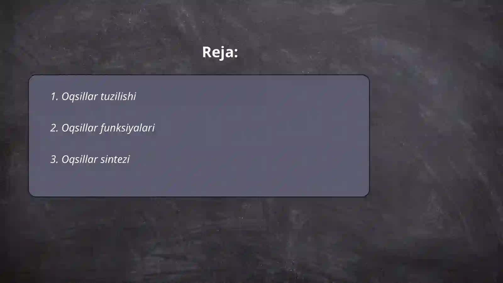 Oqsillar 2