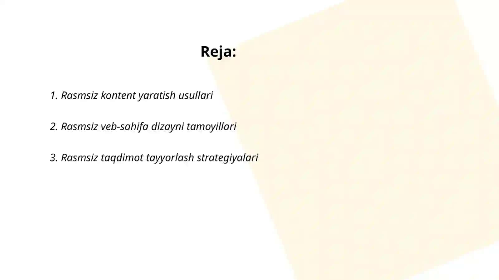 Rasmsiz kontent yaratish usullari 2