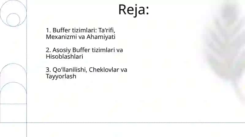 Bufer sistemalar 2