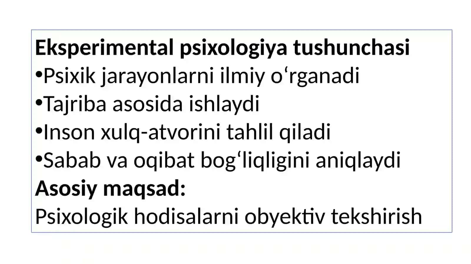 Eksperimental psixologiyaning metodlari 2