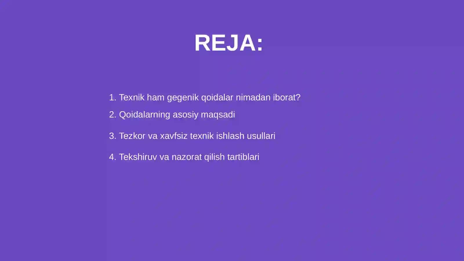 Texnik ham gegenik qoidalar 2