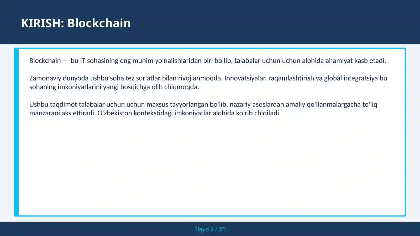 Blockchain 2