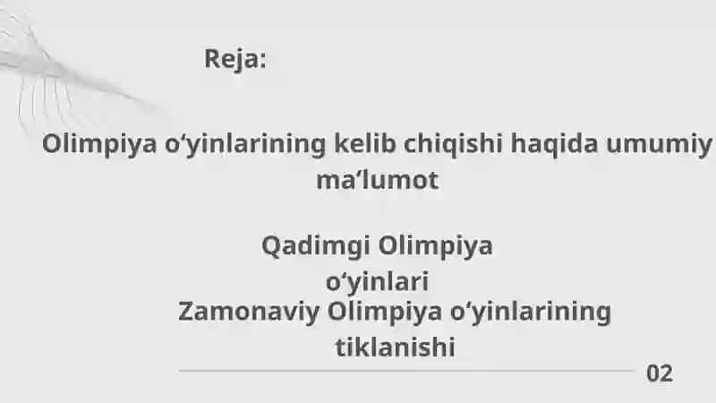 Olimpiada tarixi 2