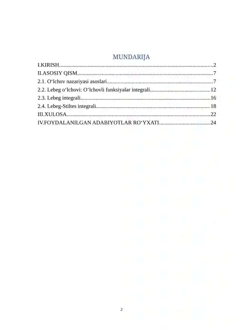 Lebeg-Stiltes integrali 2