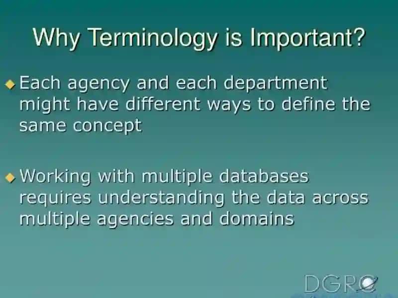 Creating a terminological base 2