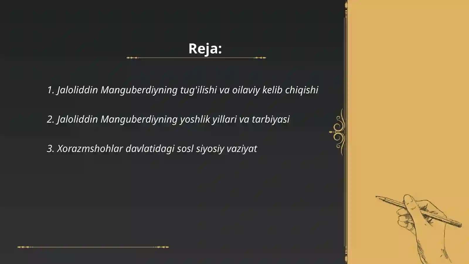Jaloliddin Manguberdi hayoti 2