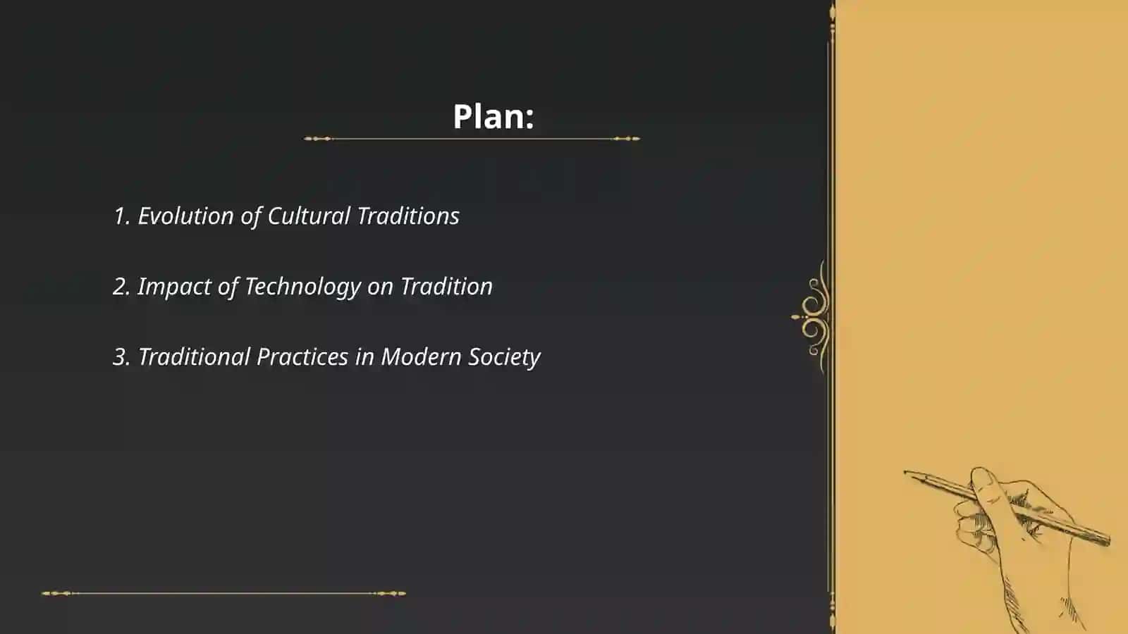Tradition and progress 2