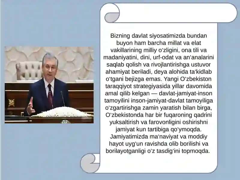 YANGI O'ZBEKISTON - MA'RIFATLI JAMIYAT 2