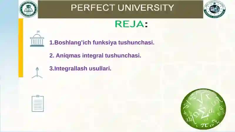 Boshlang’ich funksiya 2