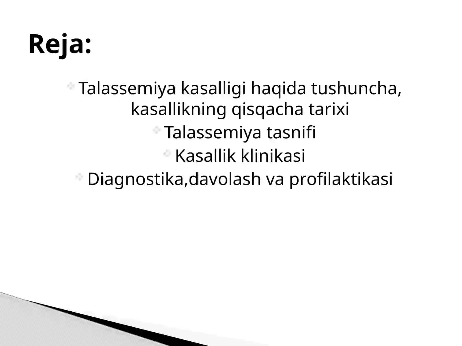 Talassemiya laborator diagnostikasi 2