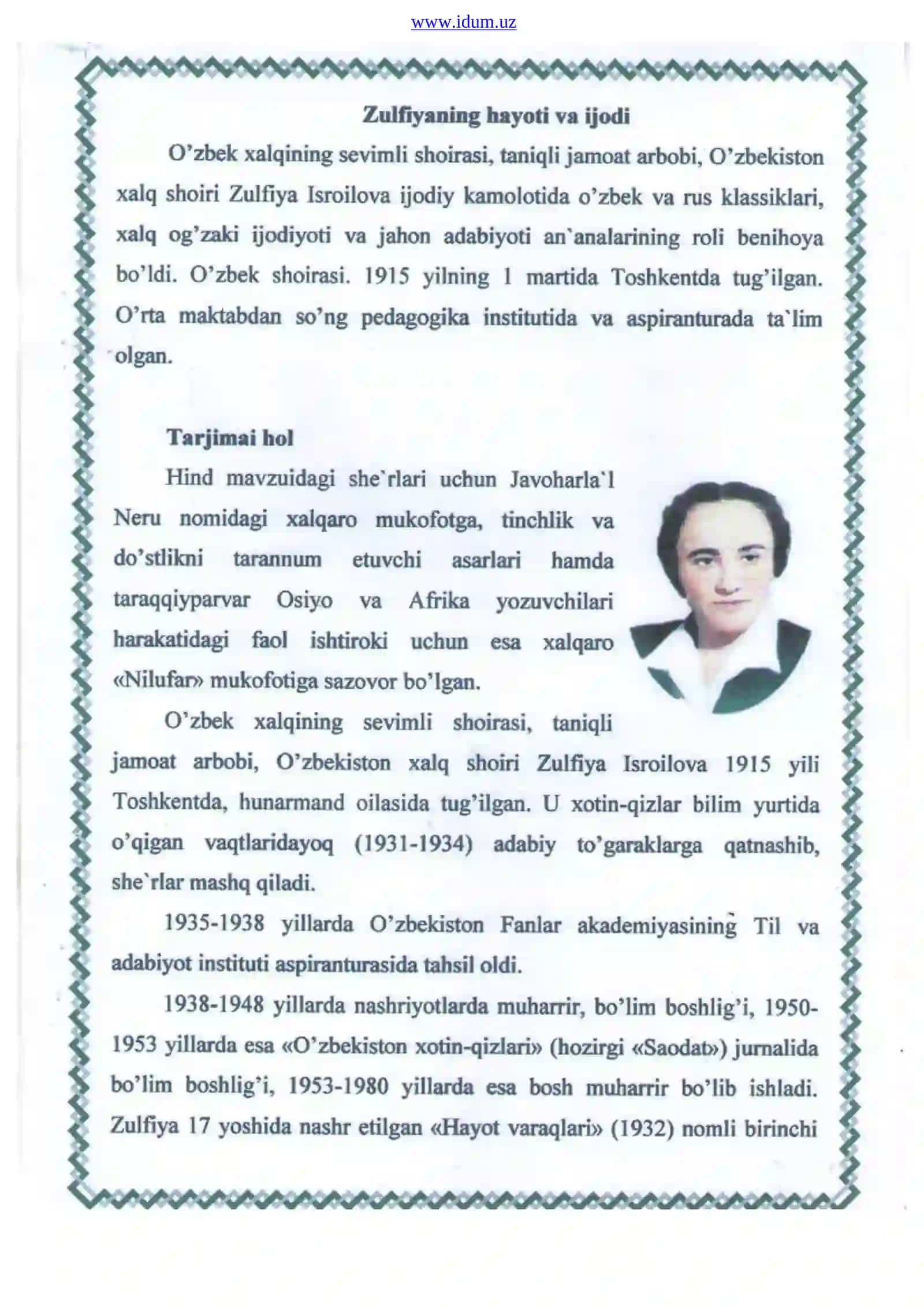 Zulfiya 2