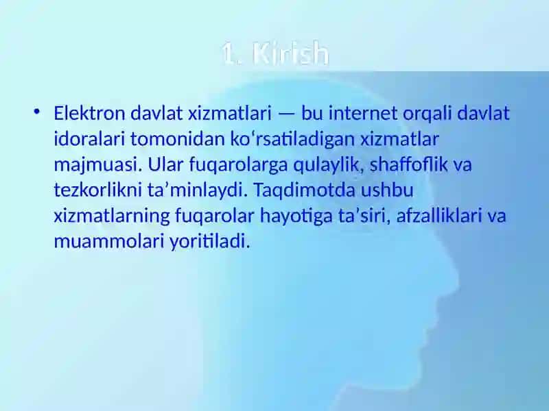 Elektrondavlat xizmatlari 2