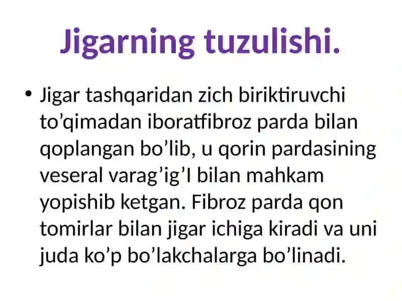 Jigar gistalogiyasi 2