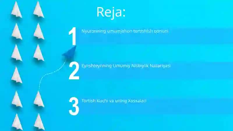 Gravitatsion kuch va uning tabiati 2