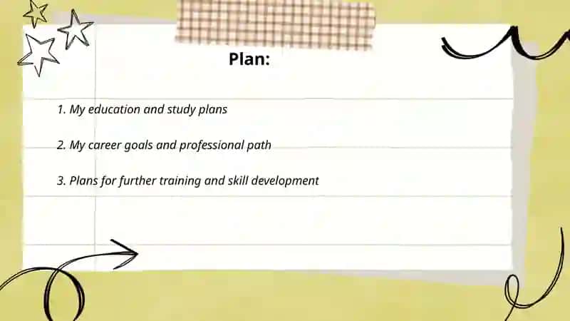 My future plans 2