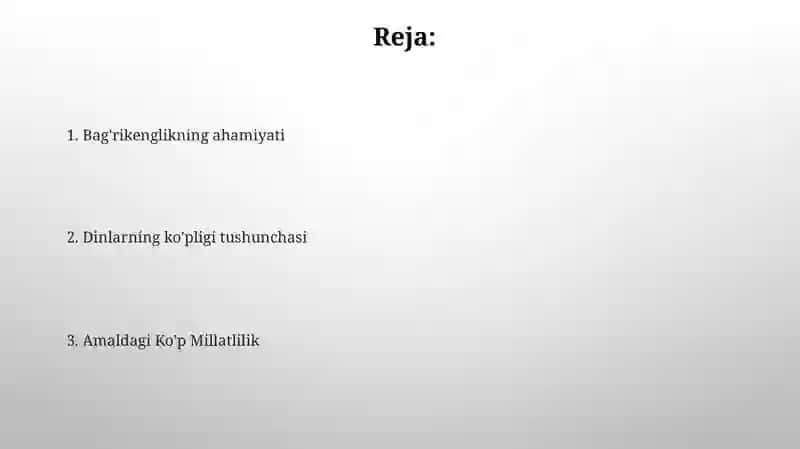 Dinlarning ko'pligi 2