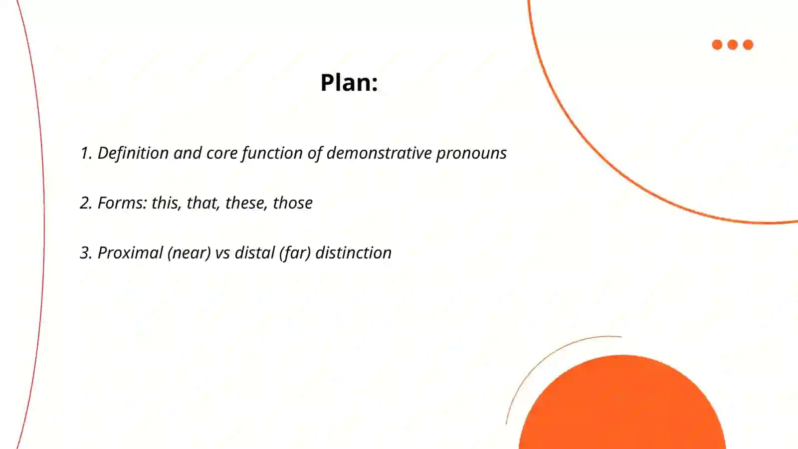 Demonstrative Pronouns 2