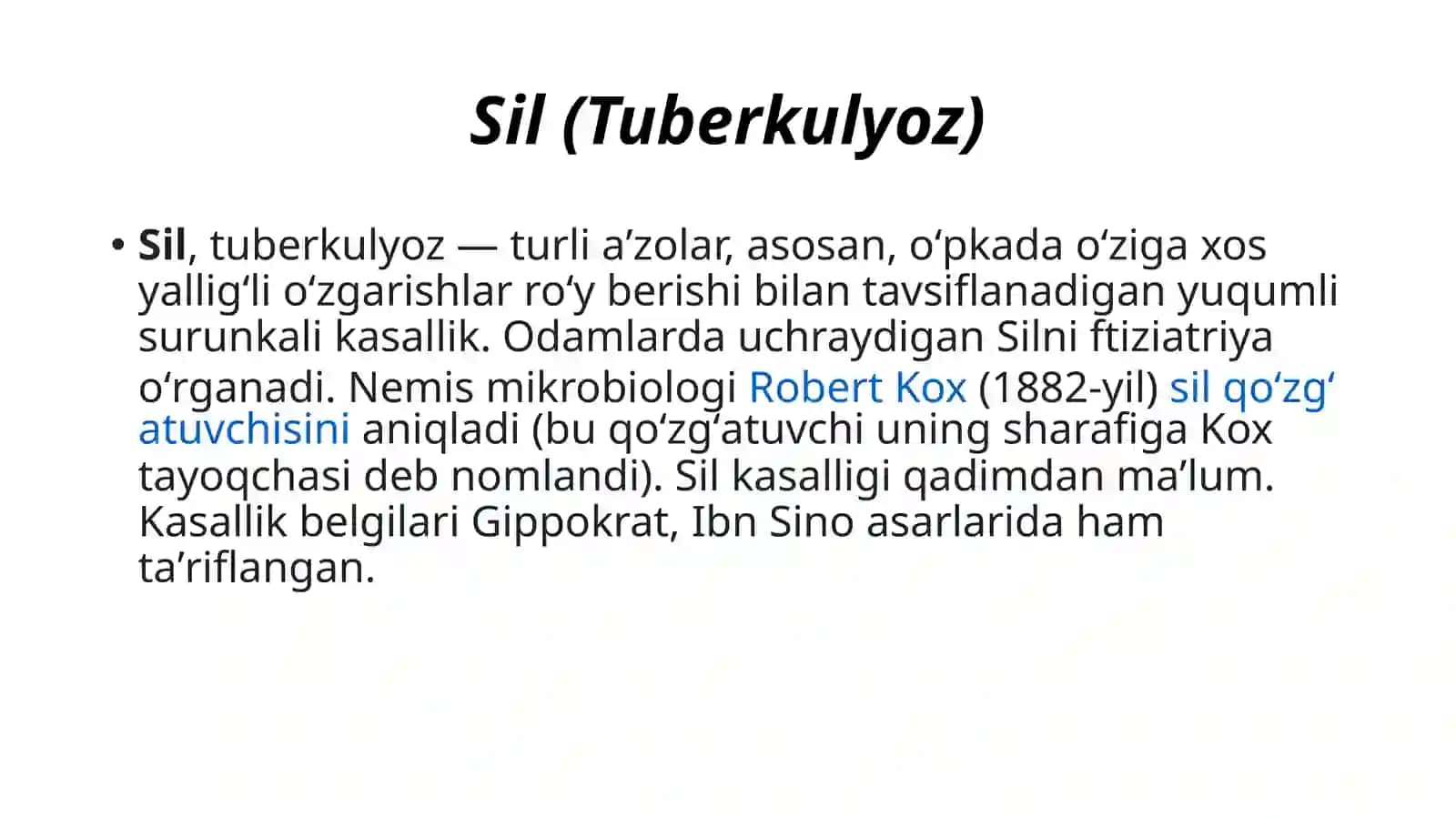 Sil (Tuberkulyoz) 2