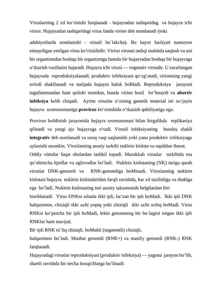 VIRUSLARNING GEN MUHANDISLIGIDA QO`LLANILISHI. 2