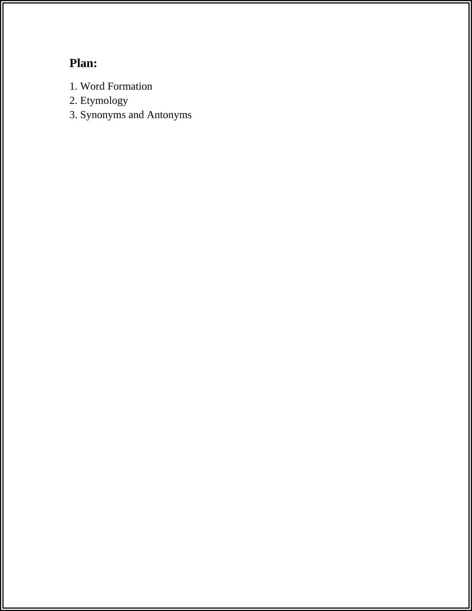 WORD INFORMATION 2