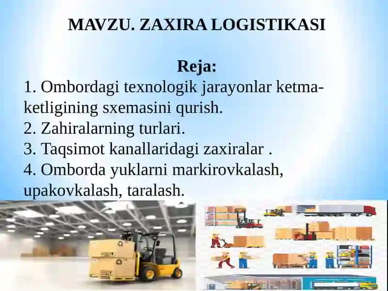 ZAXIRA LOGISTIKASI 2