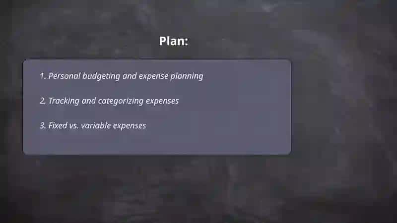 Personal Budgeting and Expense Planning Guide 2