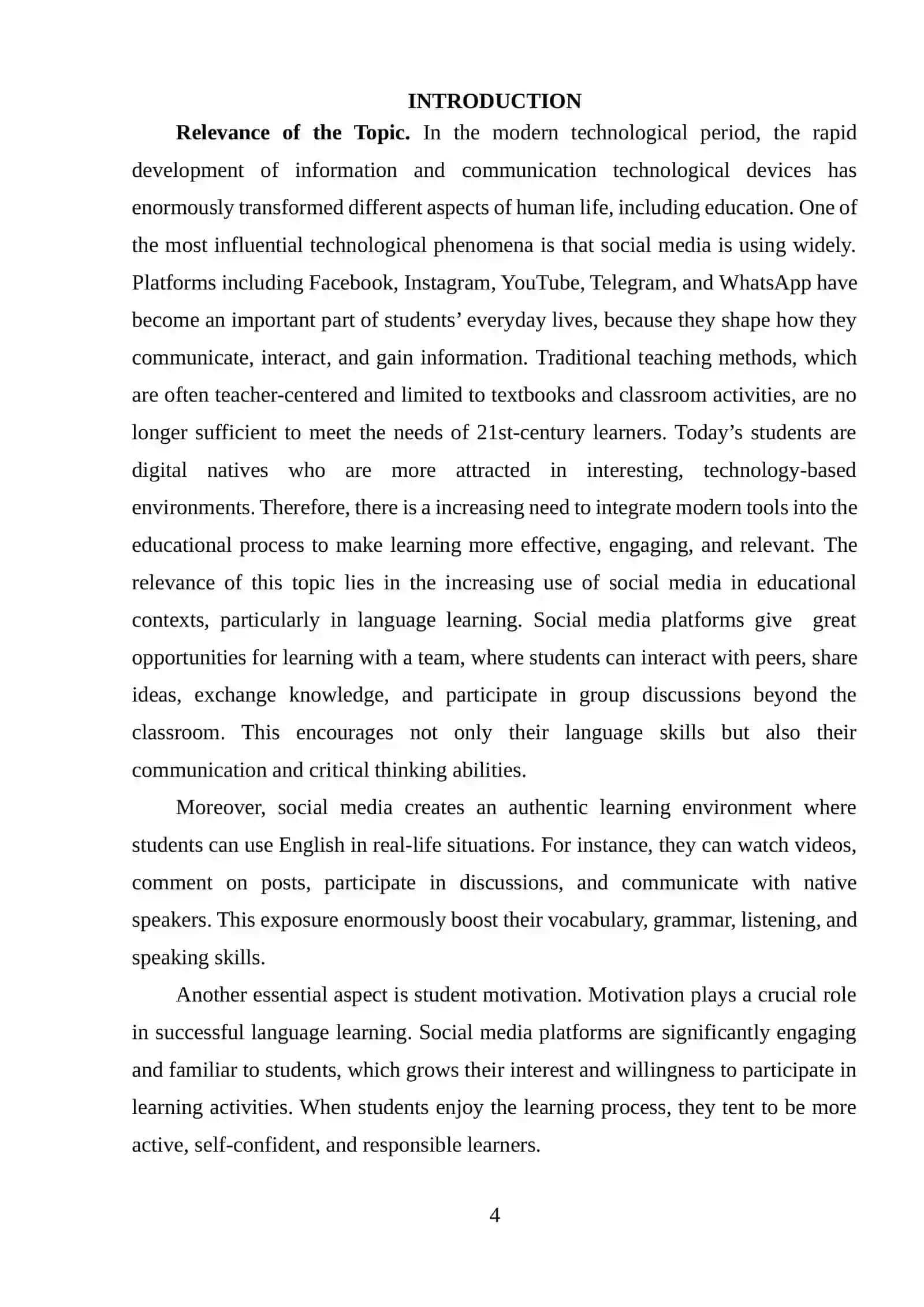 USING SOCIAL MEDIA IN ENGLISH LANGUAGE LEARNING 2