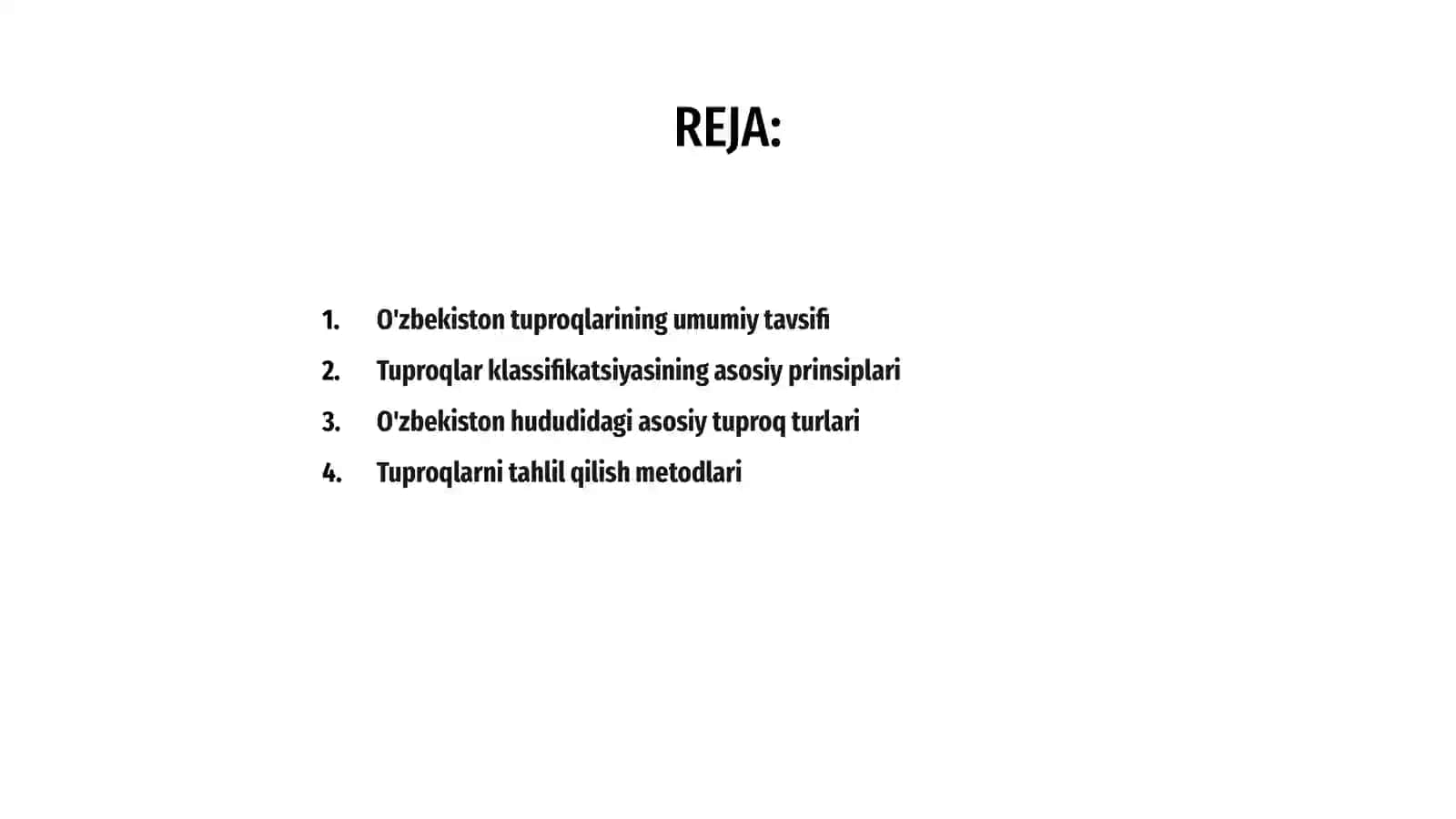 O'zbekiston tuproqlari klassifikasiyasi 2