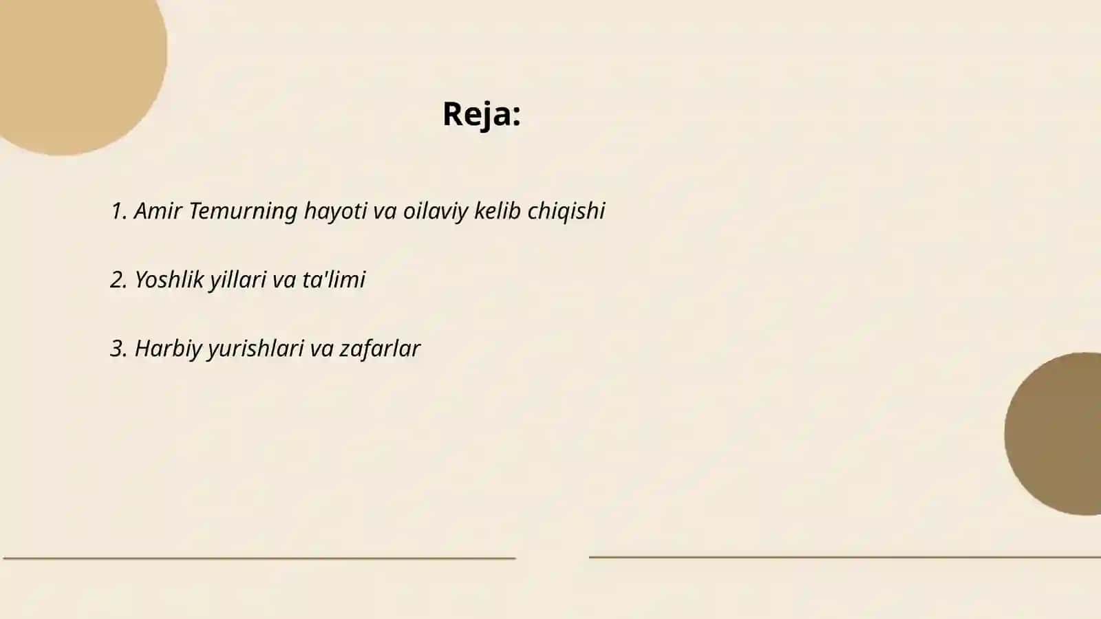 Amir Temur - buyuk davlat arbobi va sarkarda 2
