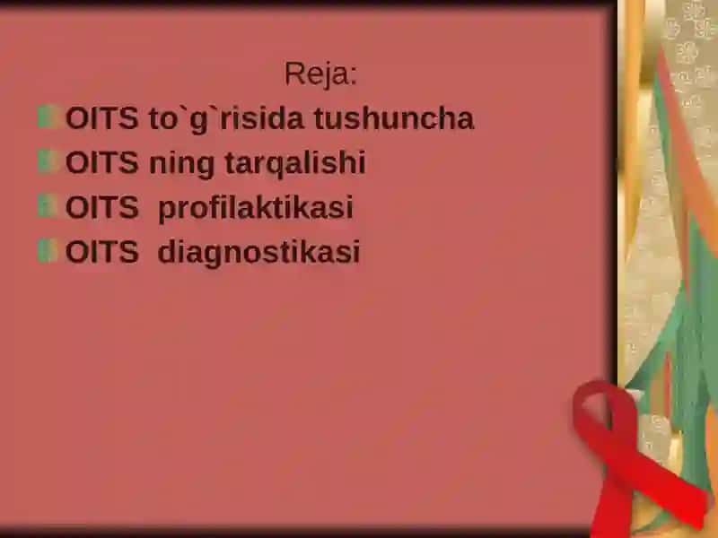 OITSva uningtarqalishi 2