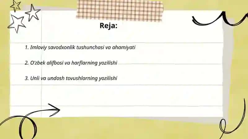 Imloviy savodxonlik 2
