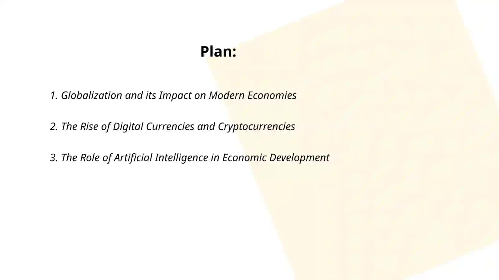 Economic in modern world 2