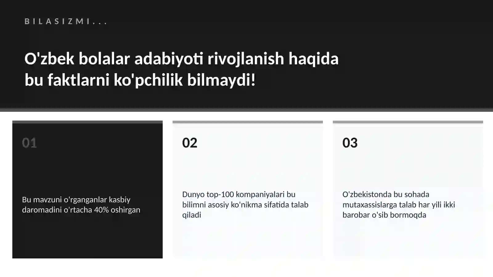 O'zbek bolalar adabiyoti rivojlanishi 2