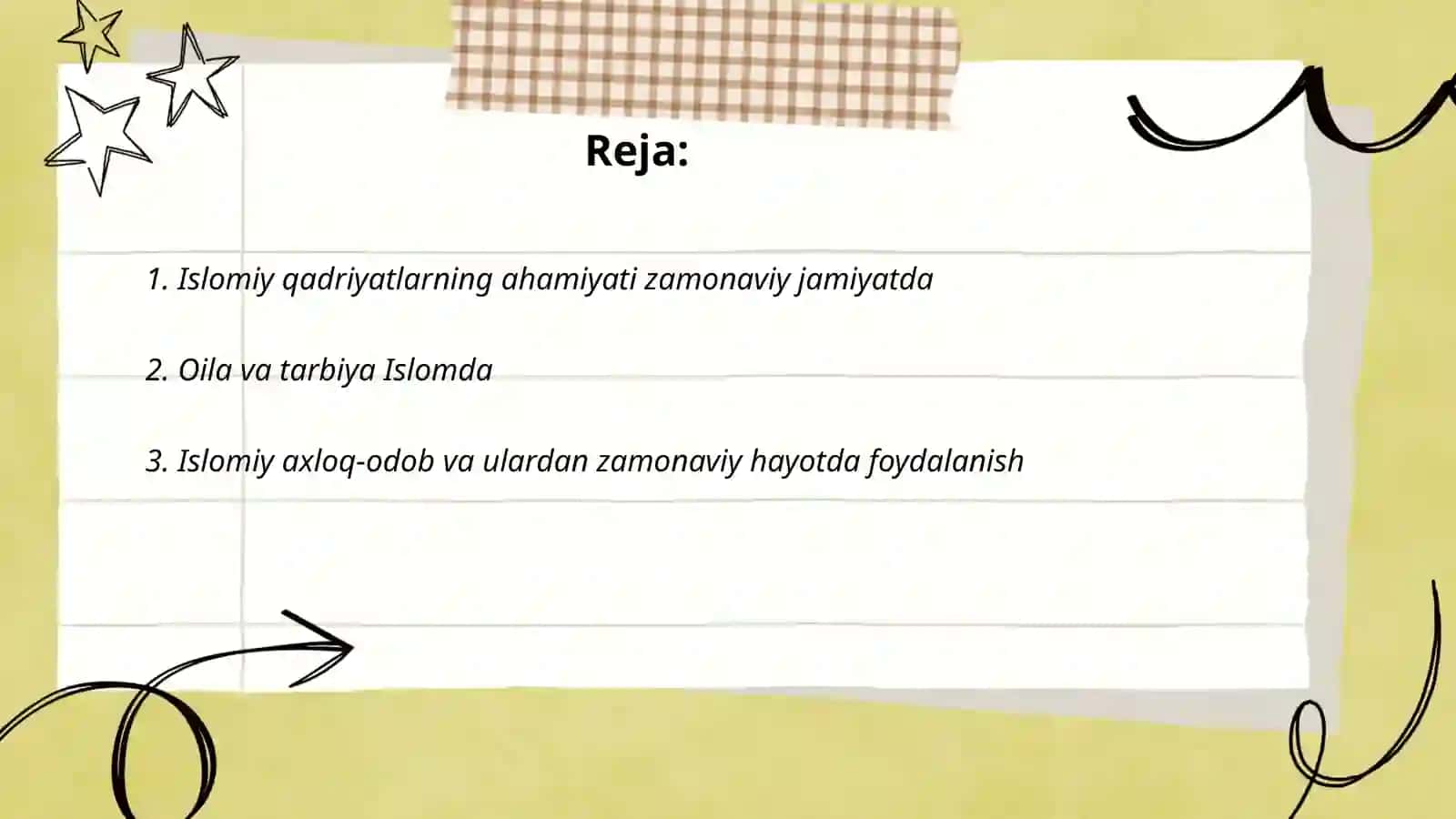 Islomiy qadriyatlar va hozirgi zamon 2