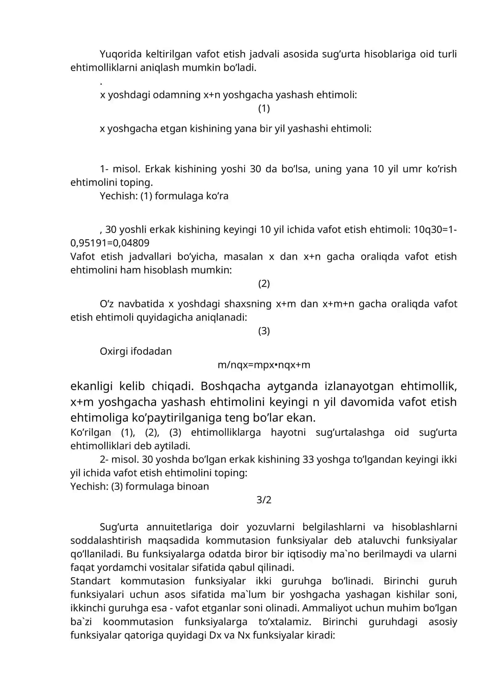 Sug’urtalash 2
