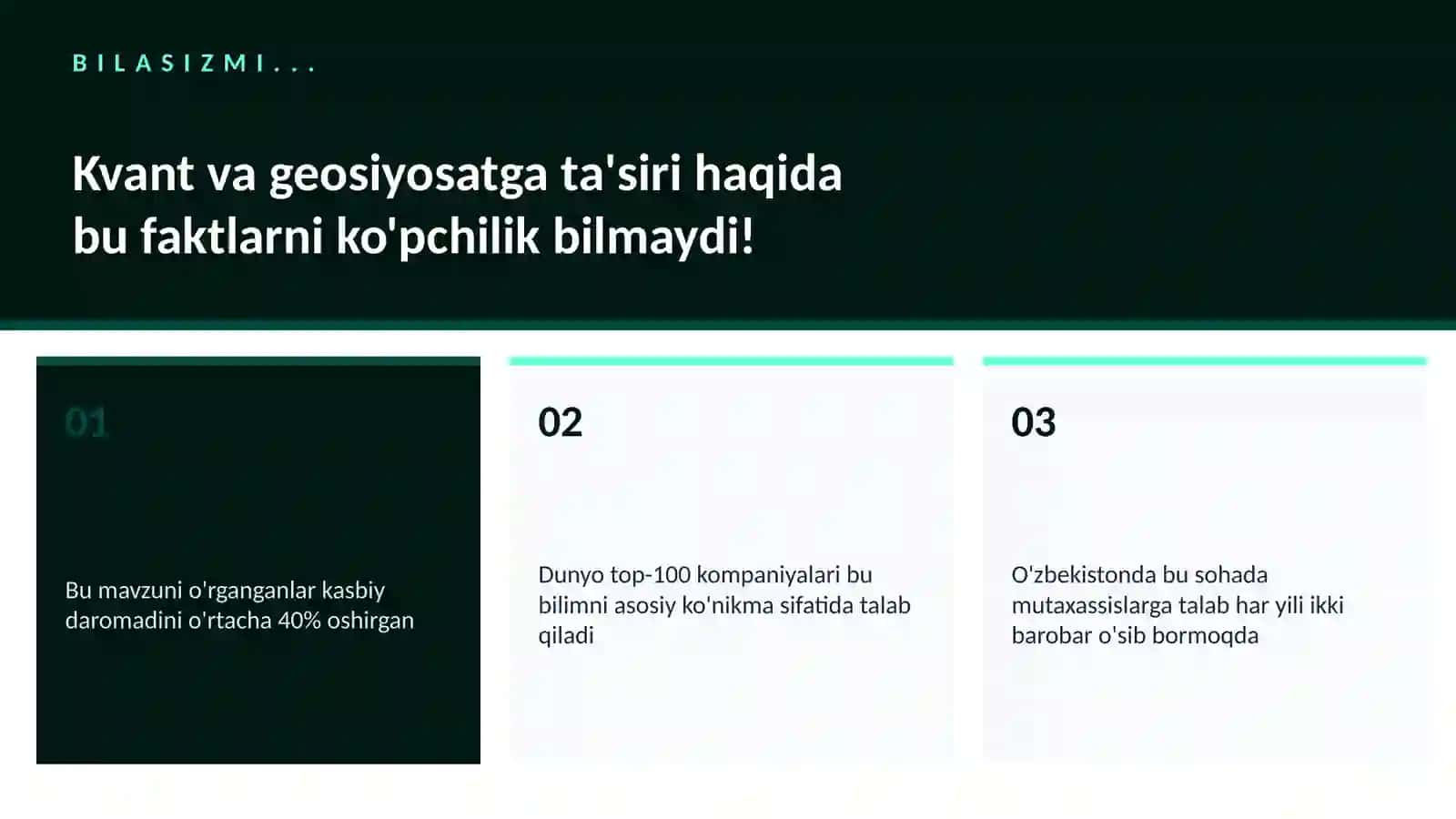 Kvant va geosiyosatga ta'siri 2