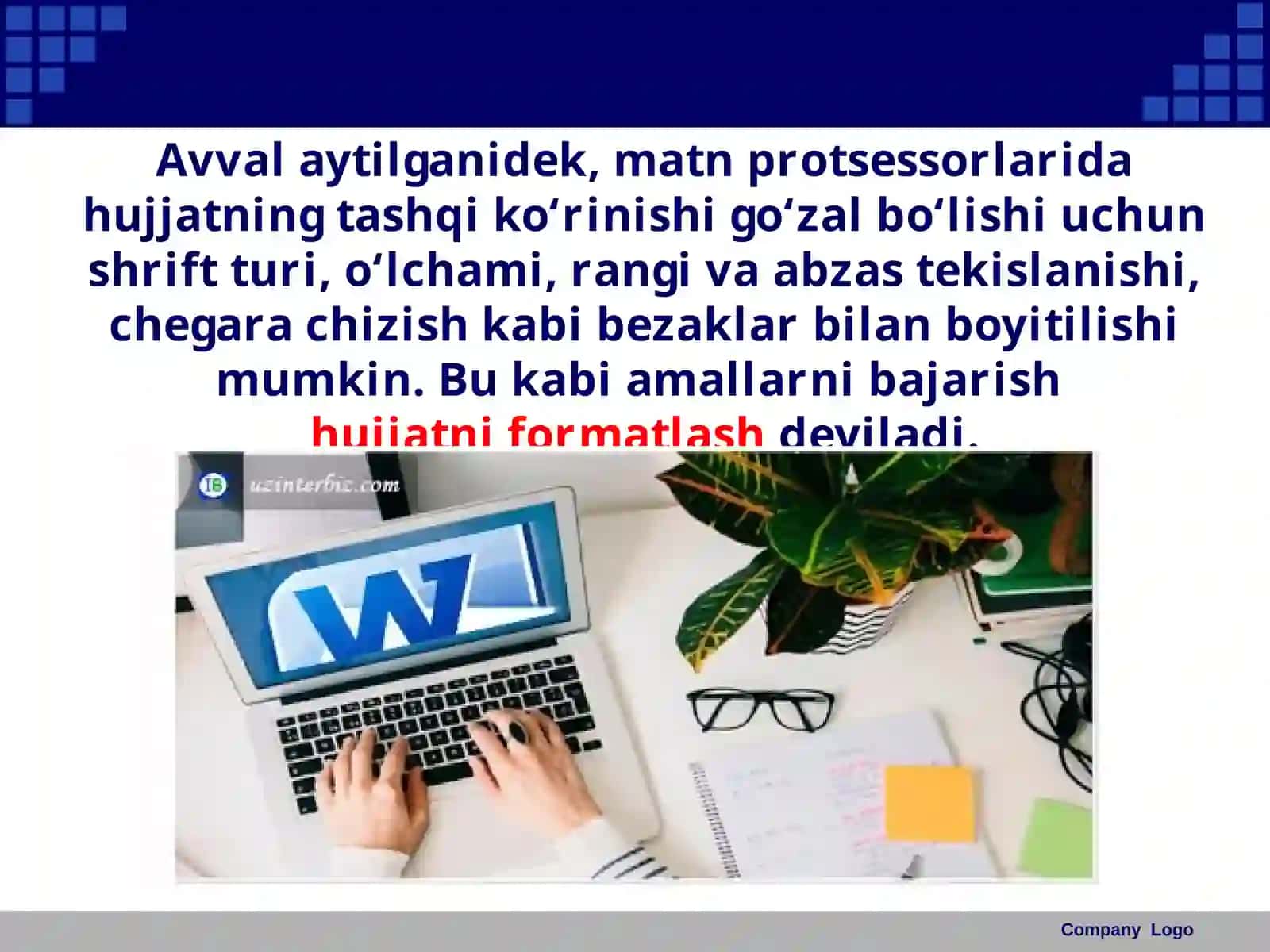 Hujjatni formatlash 2