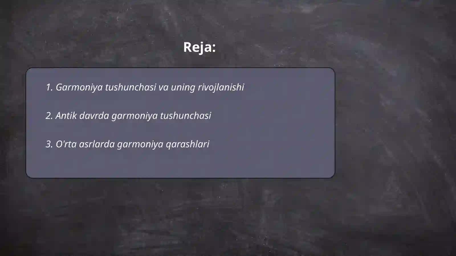 Garmoniya rivojlanish tarixi 2