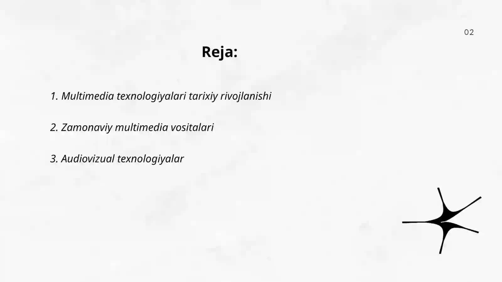 Multimedia va uning zamonaviy ta’minoti 2