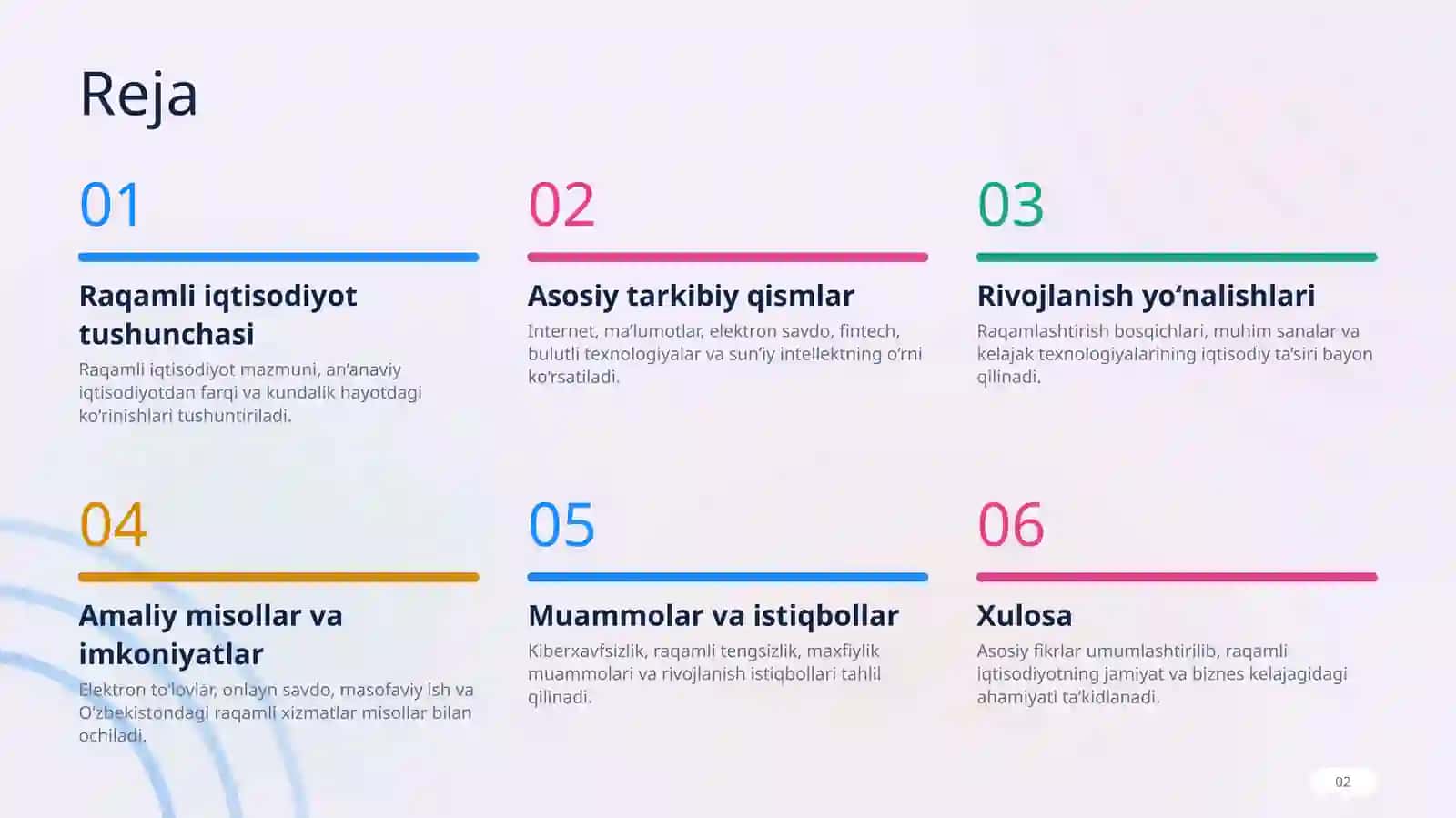 [Raqamli iqtisodiyot] 2