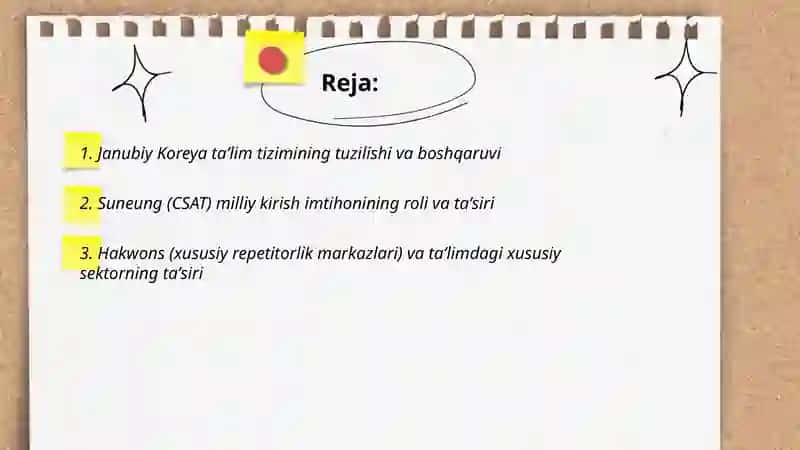 Janubiy Koreya taʼlim tizimi 2