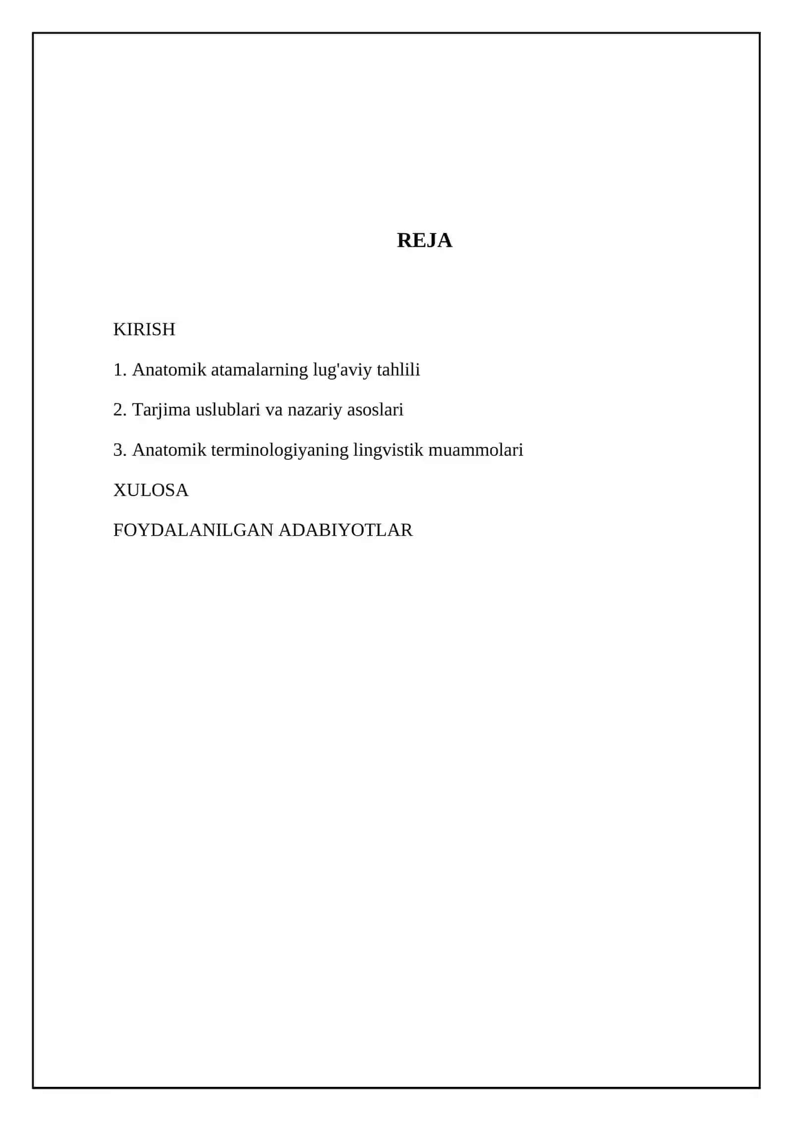 Anatomik iboralarning tarjimasi 2