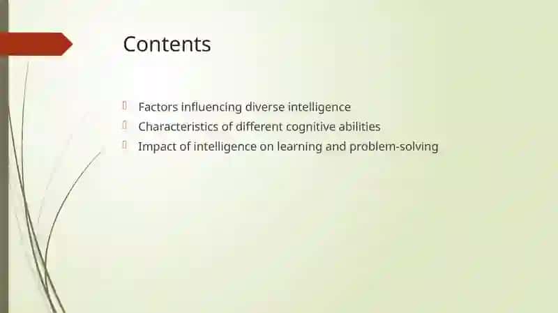 Factors and features of multiple intelligence 2