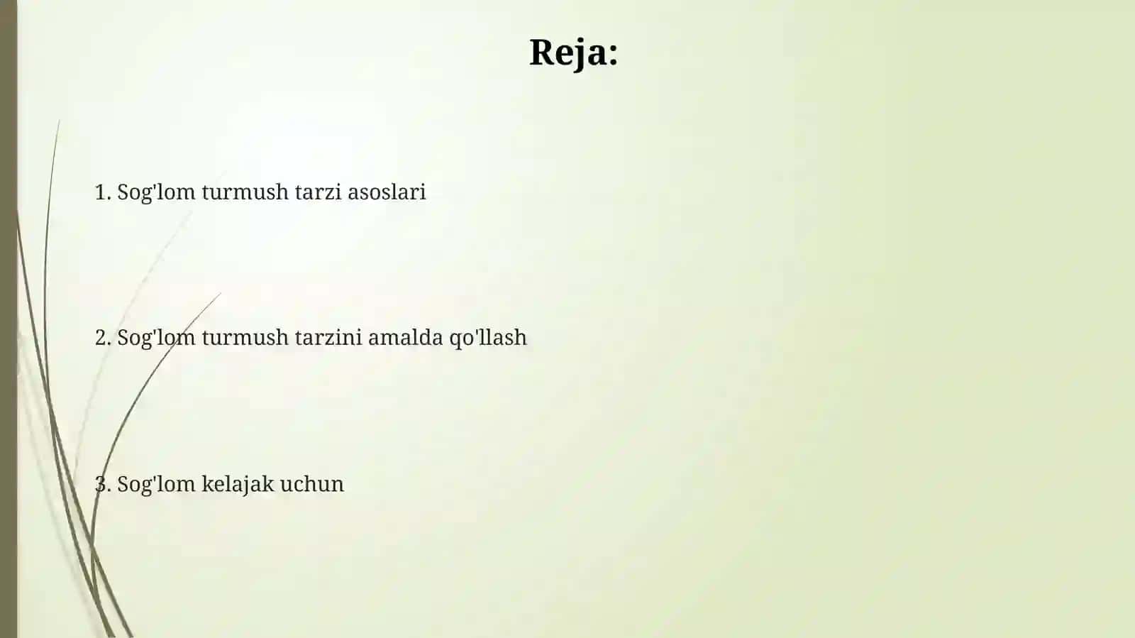 Sog'lomturmushtarzi 2