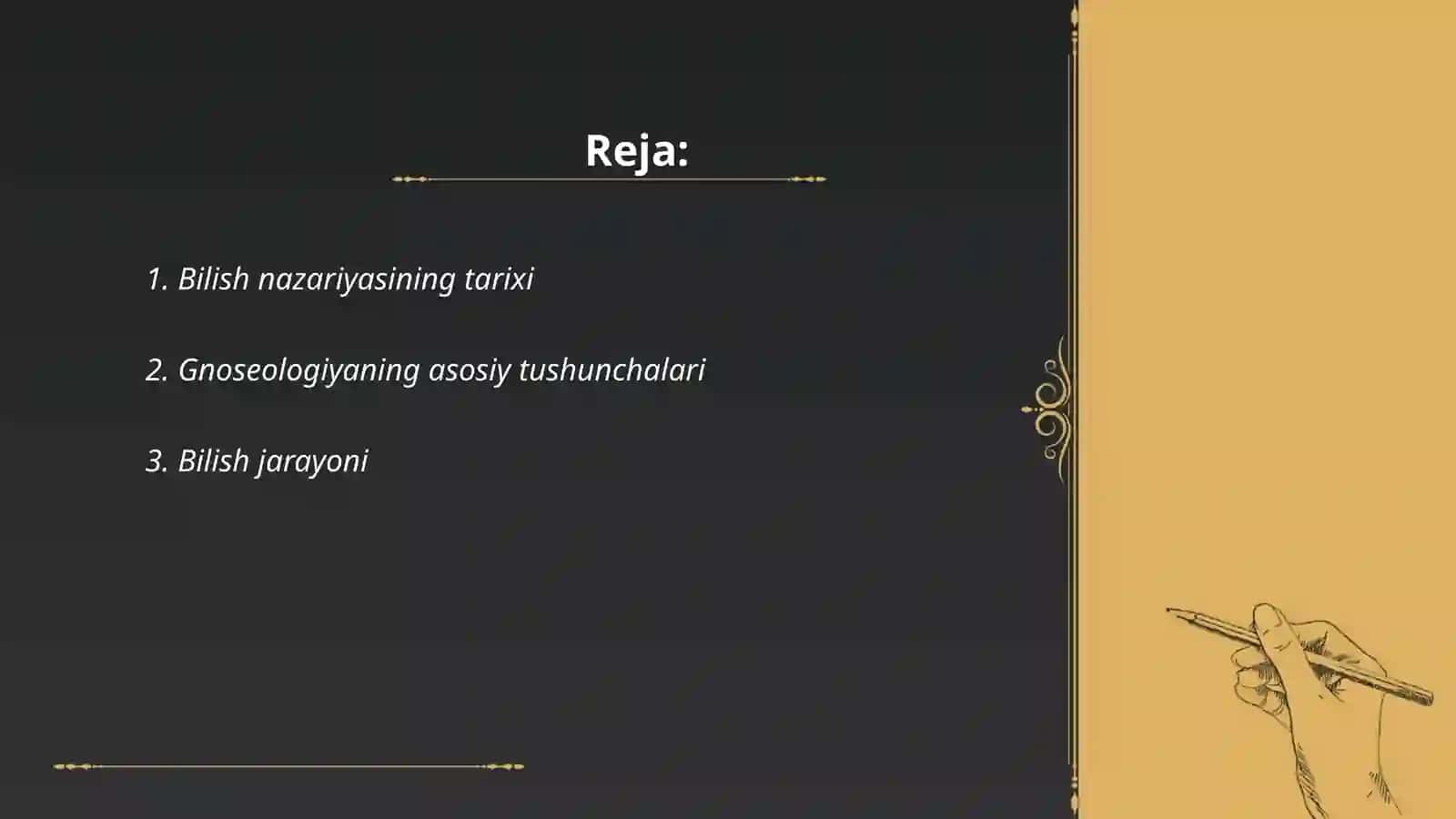 Gnoseologiya bilish nazariyasi 2