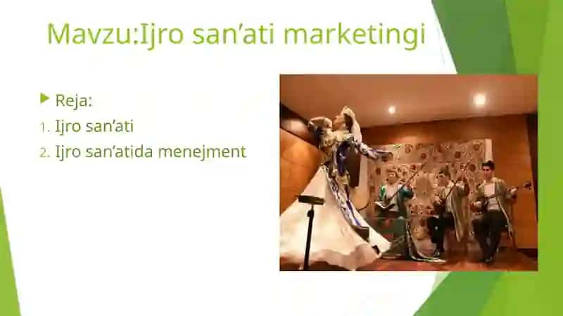 Ijro san’ati marketingi 2