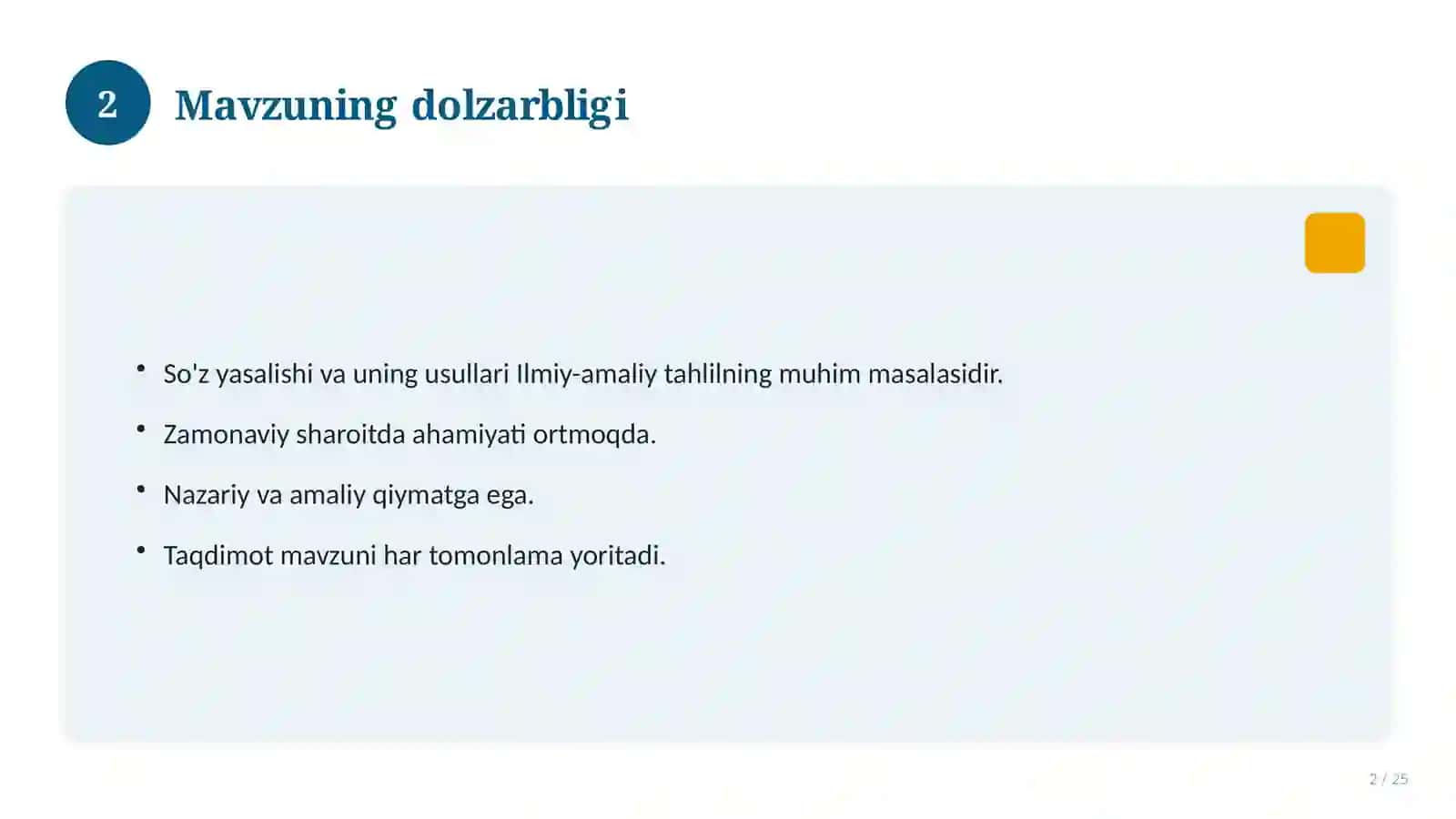 So'z yasalishi va uning usullari 2