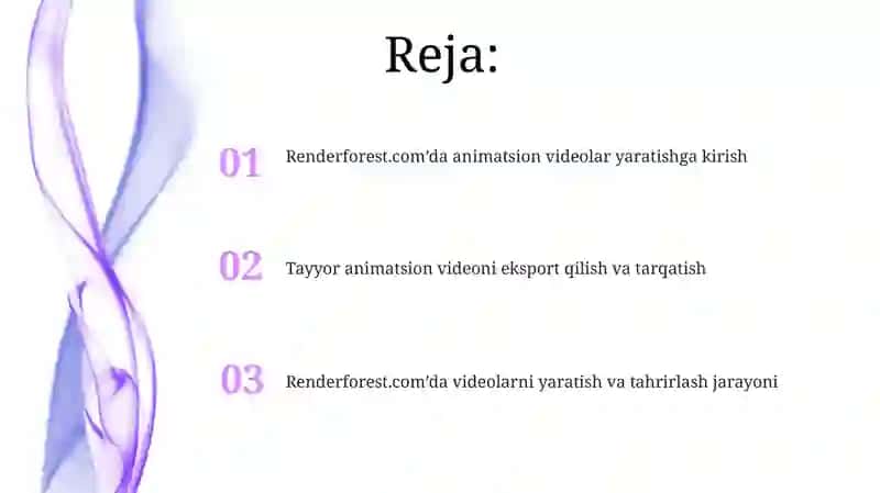 Renderforest.com’da animatsion videolar yaratish 2