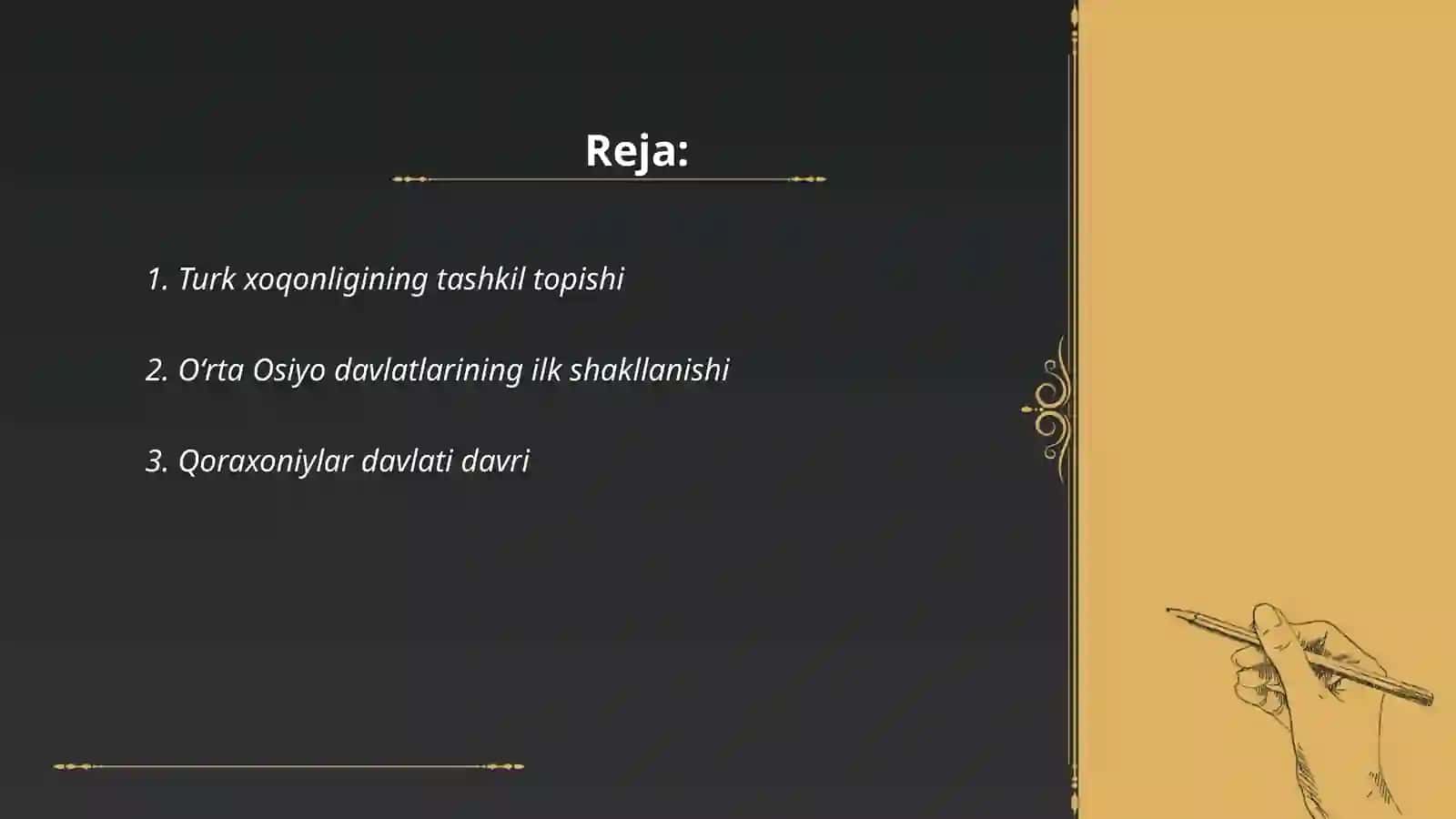 Turk xoqonligining tashkil topishi 2